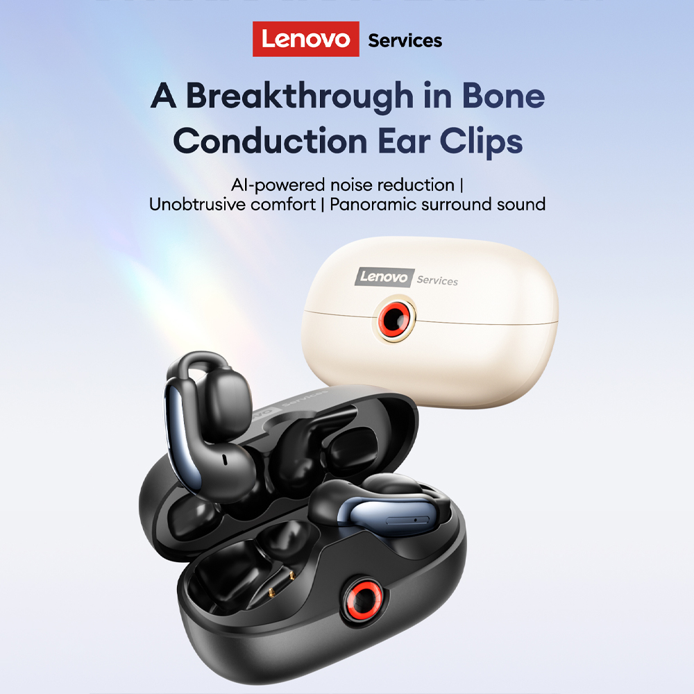 Wireless Charger - Lenovo LES-108 condução óssea tws clipes