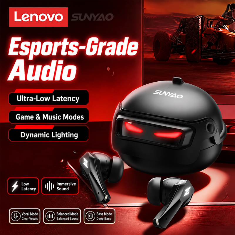 Wireless Charger - Fone de ouvido para jogos Lenovo