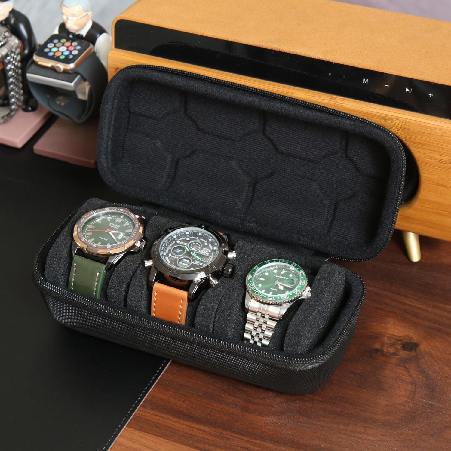 Smart Watch - Organizador de caixa de relógio para