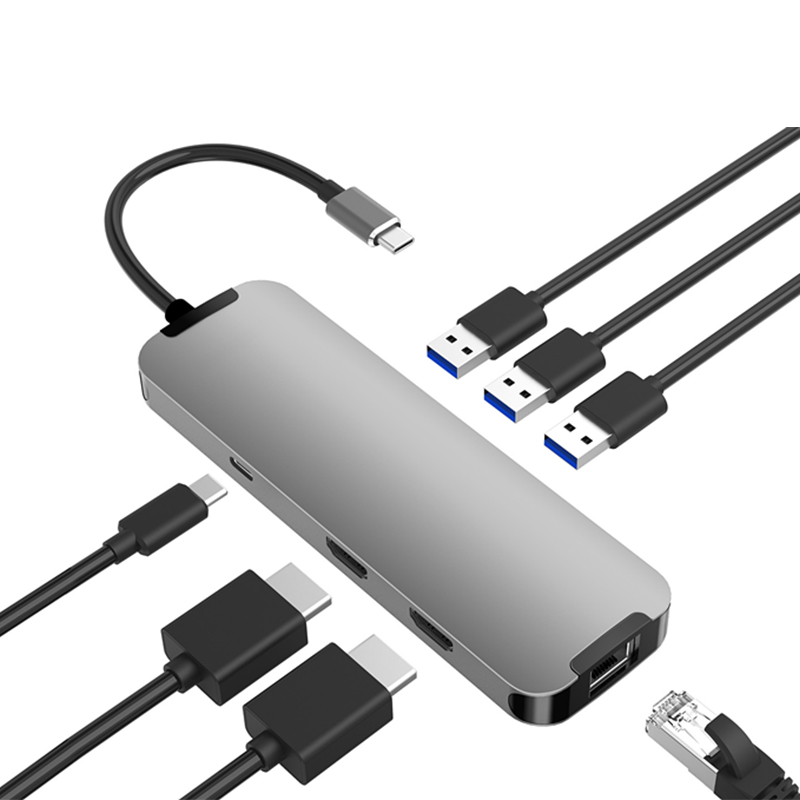 Usb Hub - Hub Adaptador USB Tipo C Multifuncional