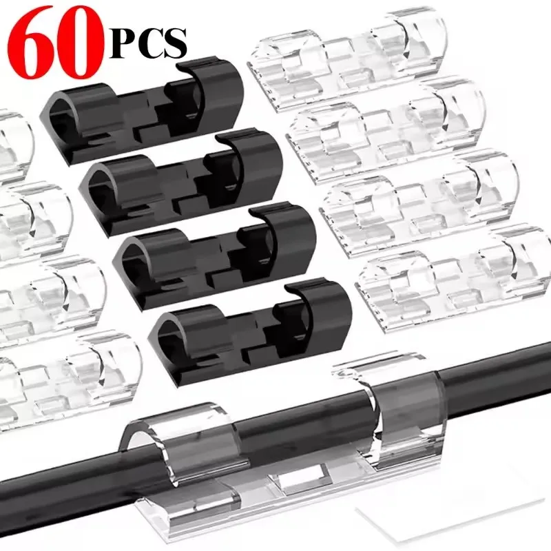 Cable Organizer - Organizador de Cabos Autoadesivo: Suporte Fixo