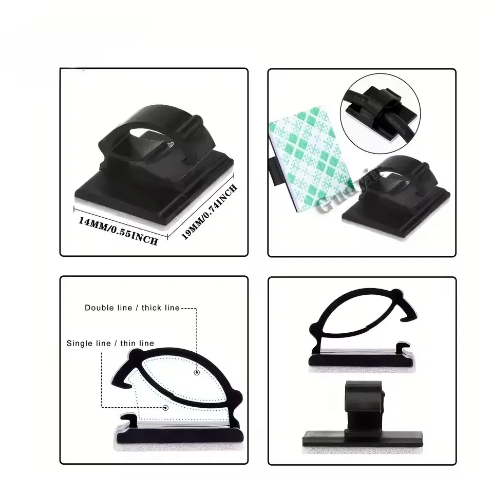 Suporte adesivo para cabos de  - Cable Organizer avaliação e preço