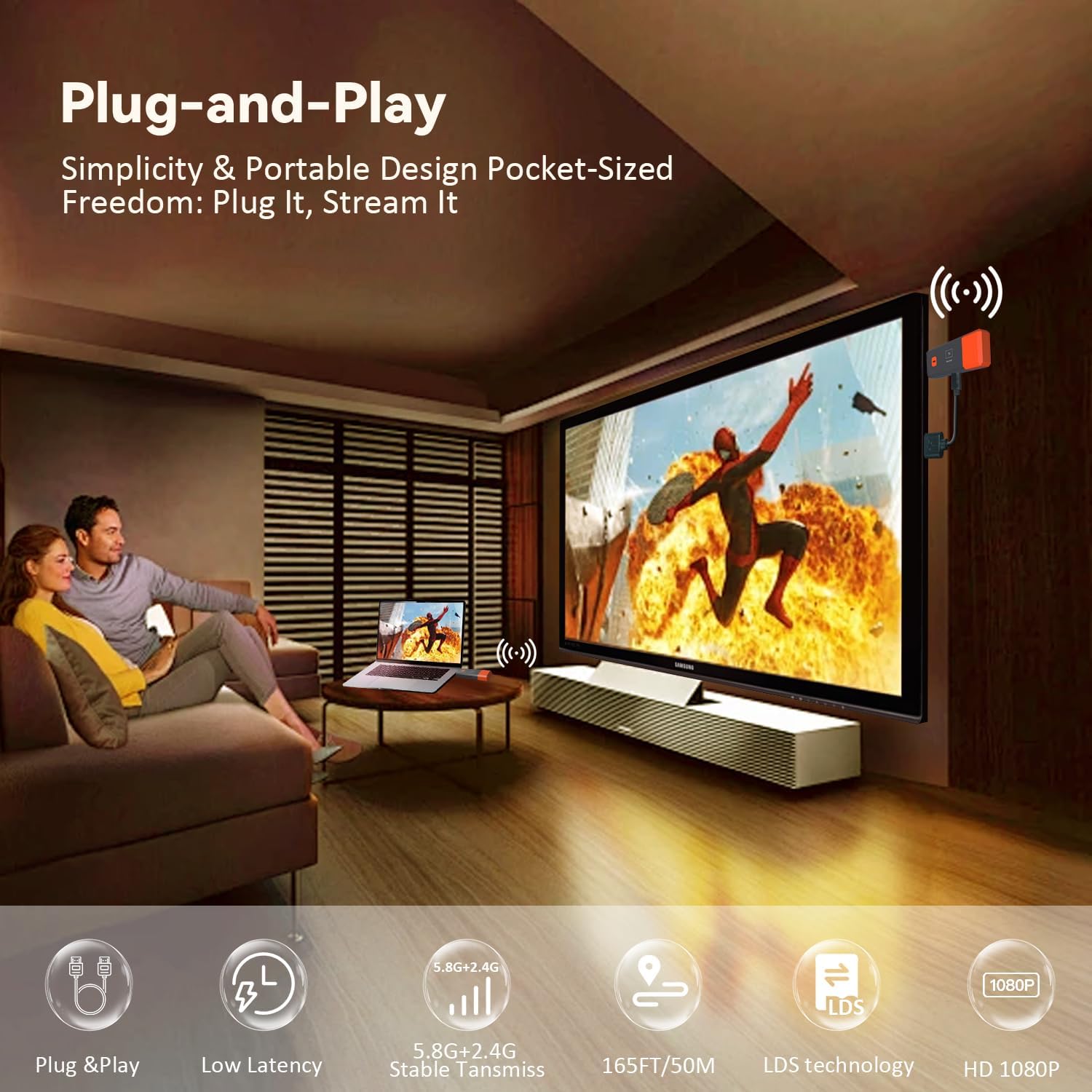 Transmissor de vídeo de transm - Hdmi Adapter avaliação e preço