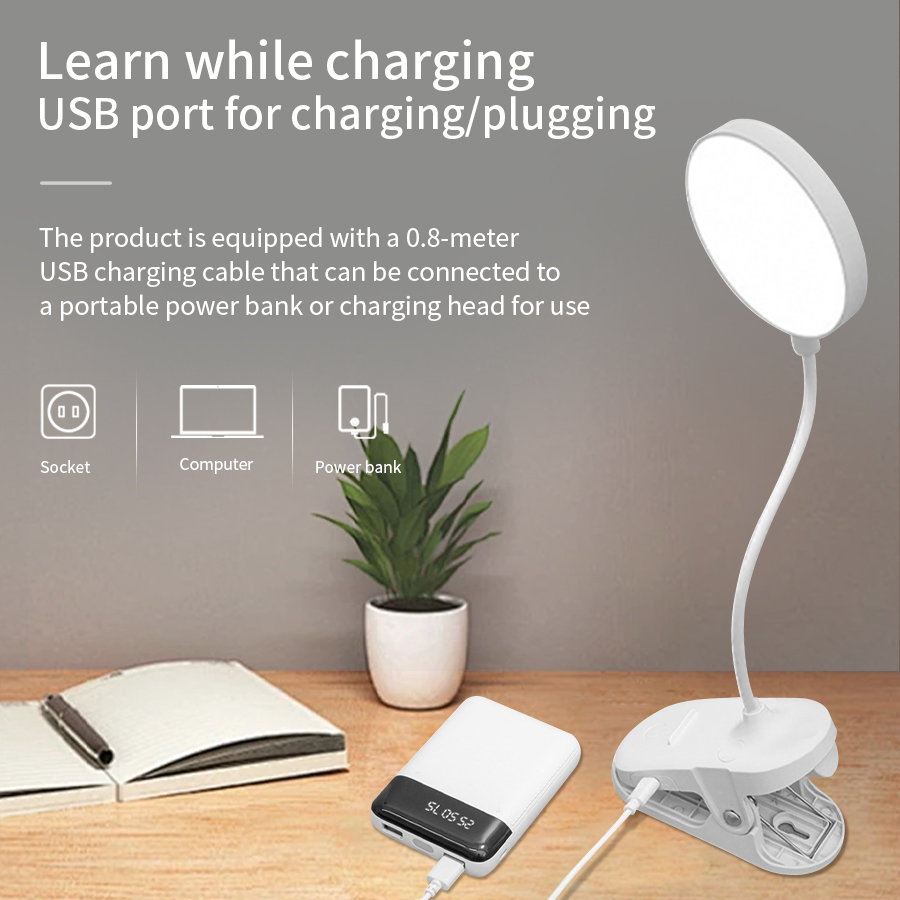 Luminária de Mesa LED com Clip - Phone Holder avaliação e preço