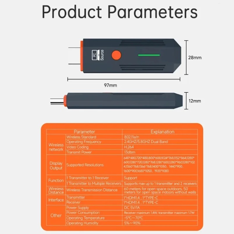 Transmissor e receptor de víde - Hdmi Adapter avaliação e preço